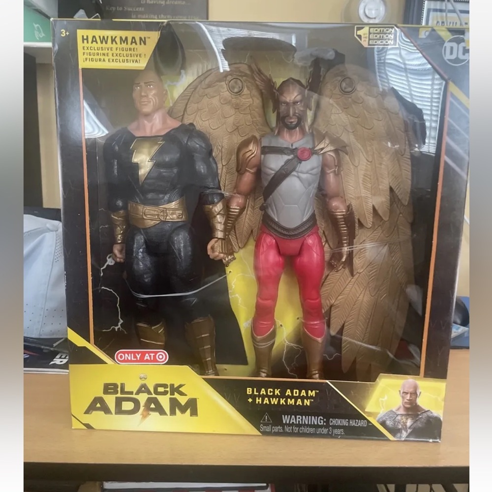 DC Black Adam & Hawkman 12" 1st Edition Action Figures 2 Pack Target